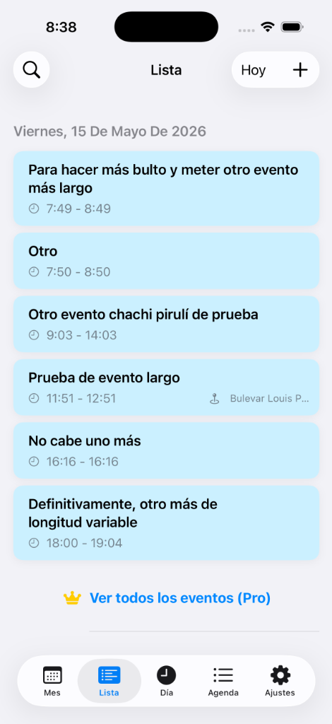 Captura Vista Lista